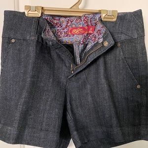 Denim shorts